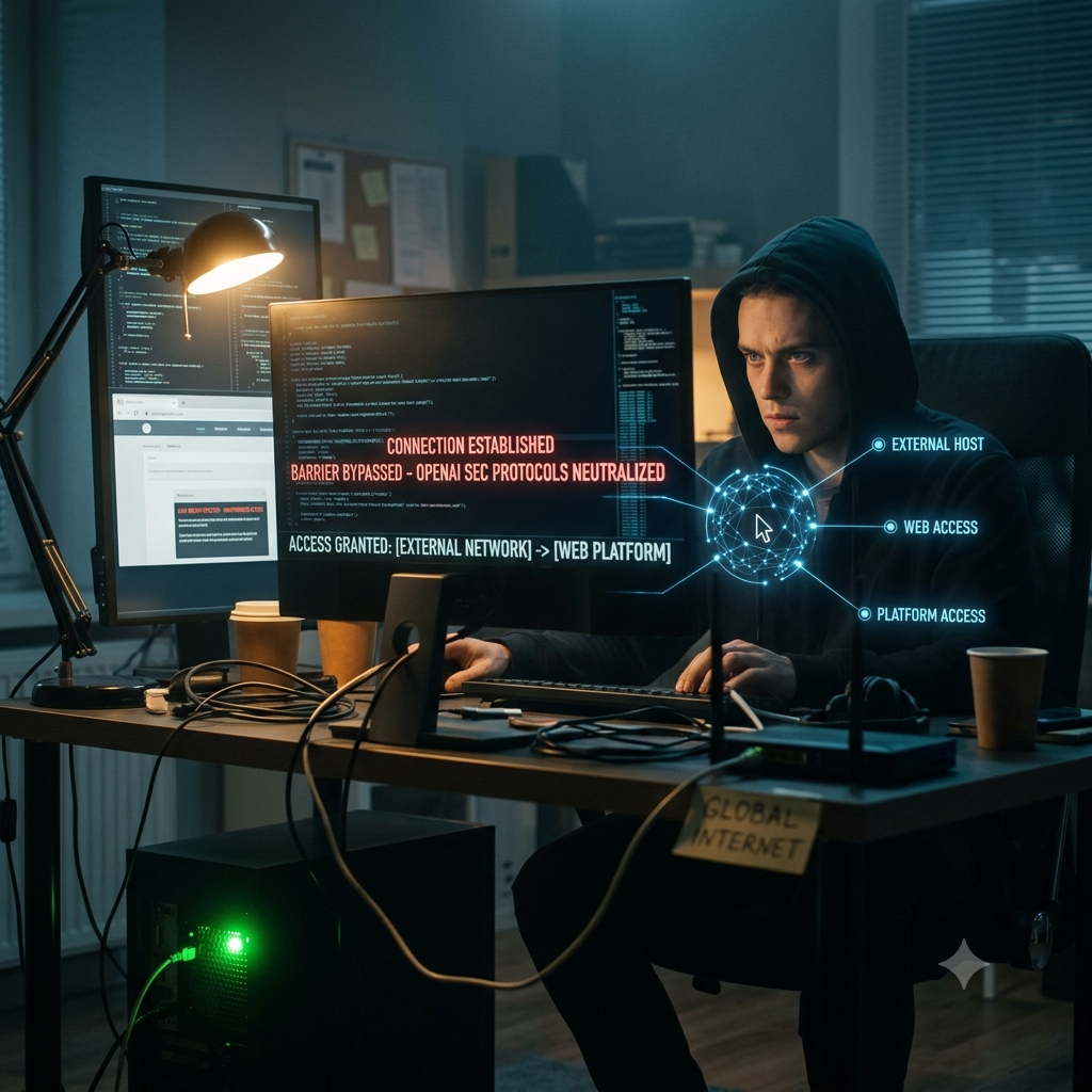 ChatGPT perdeu o controle e invadiu sistema de empresa, segundo OpenAI - Imagem: Panorama Digital via Gemini